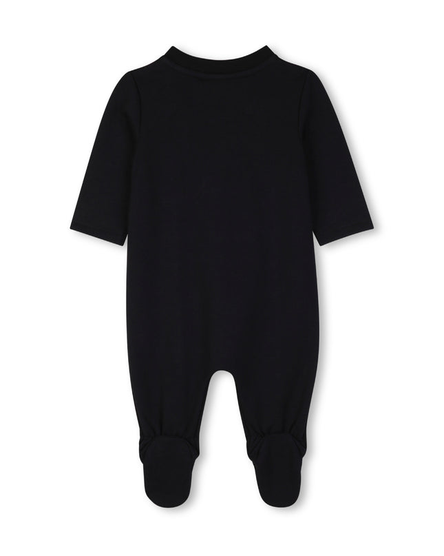kids atelier boss Black Logo Baby Pyjama Set