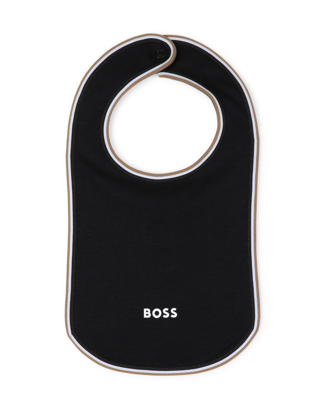 kids atelier boss Black Logo Baby Pyjama Set