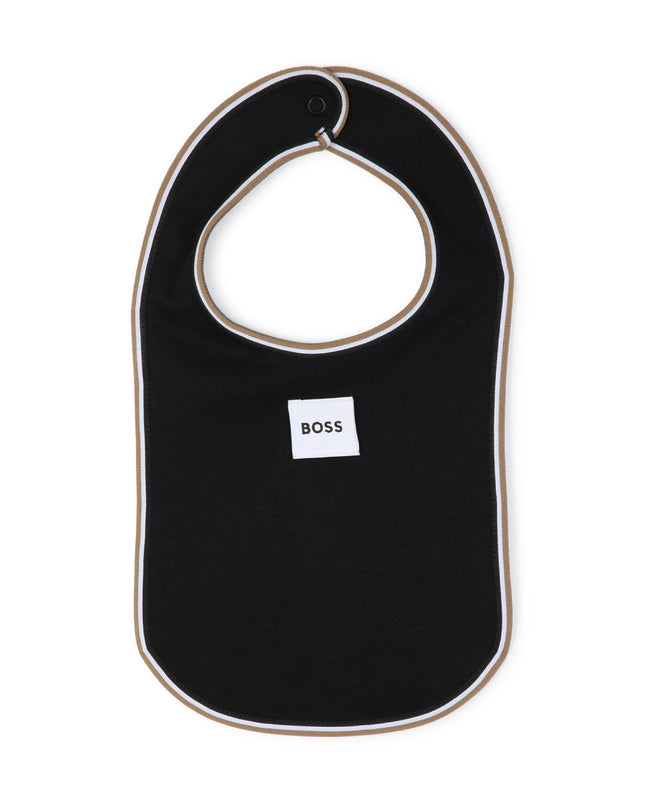 kids atelier boss Black Logo Baby Pyjama Set