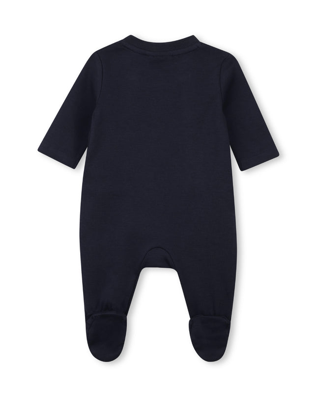 kids atelier boss Navy Logo Baby Pyjama Set