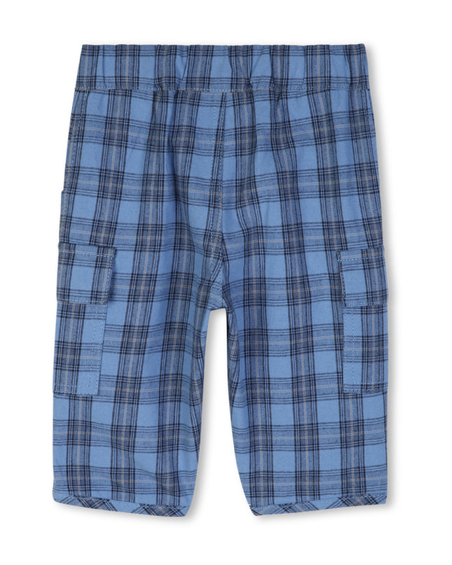 kids atelier boss Blue Baby Sweatshirt & Pants Set