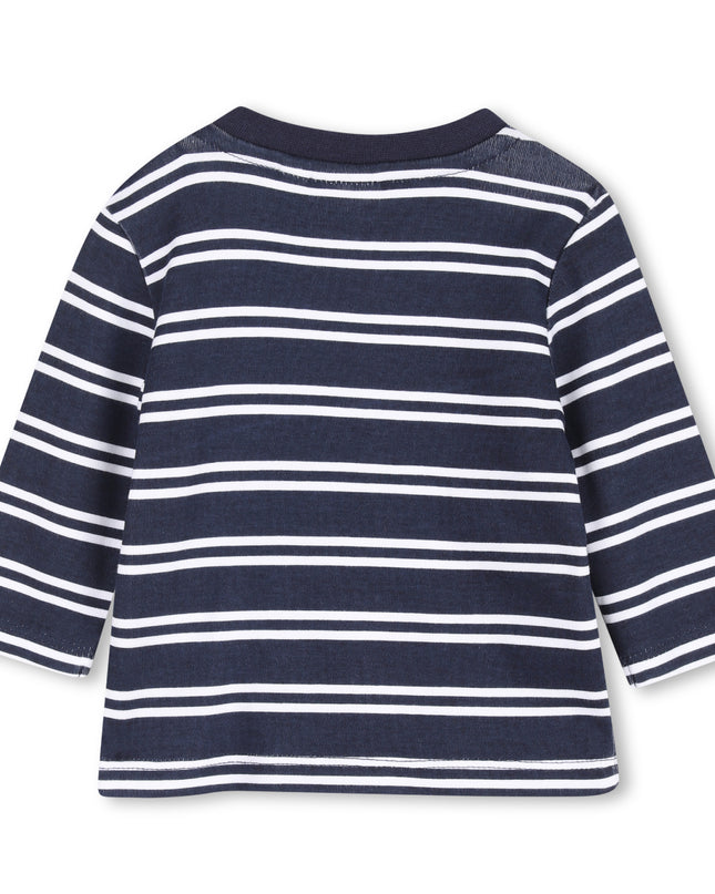 kids atelier boss Navy Baby Vest Outfit Set