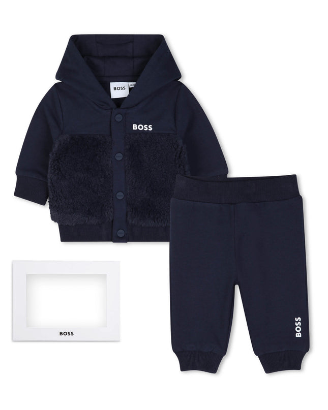 kids atelier boss Navy Jacket & Pants Set
