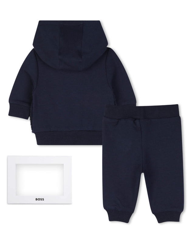 kids atelier boss Navy Jacket & Pants Set