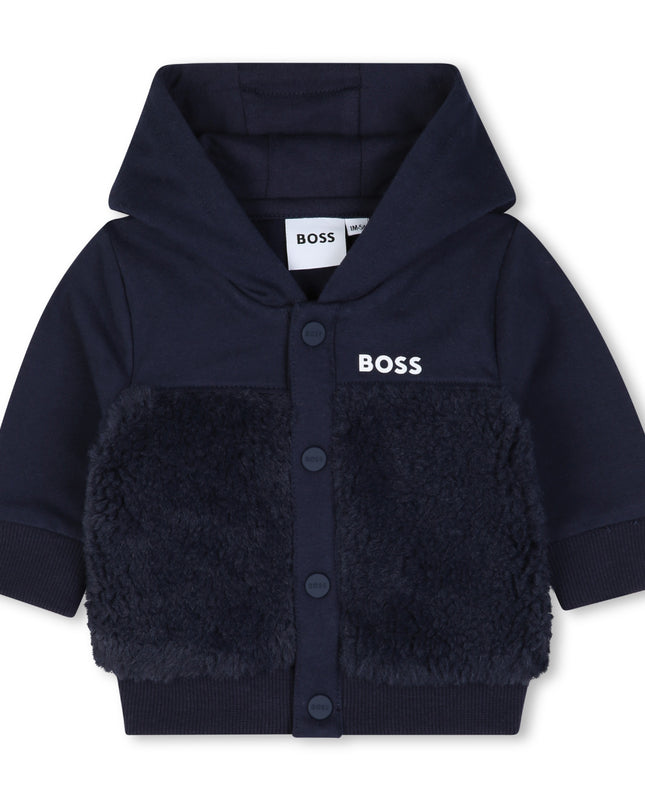 kids atelier boss Navy Jacket & Pants Set