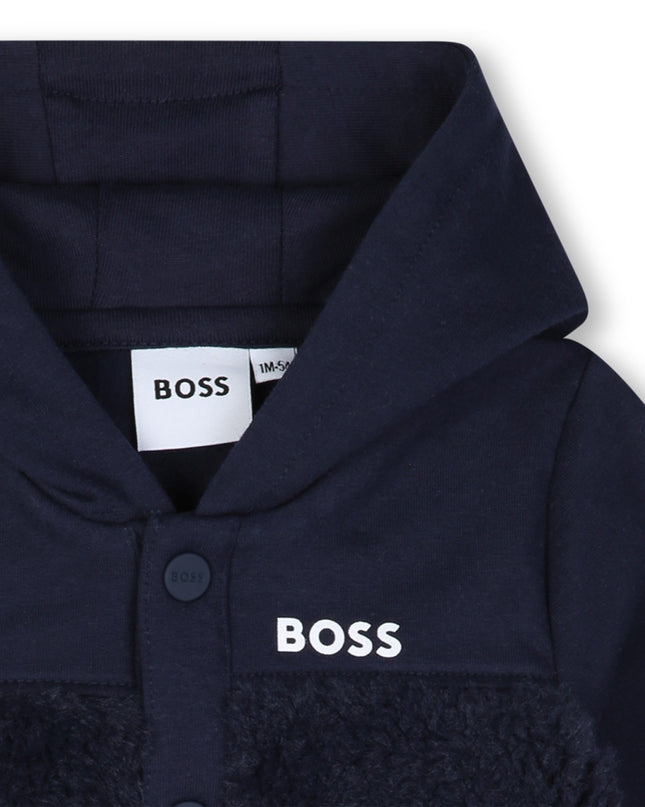 kids atelier boss Navy Jacket & Pants Set