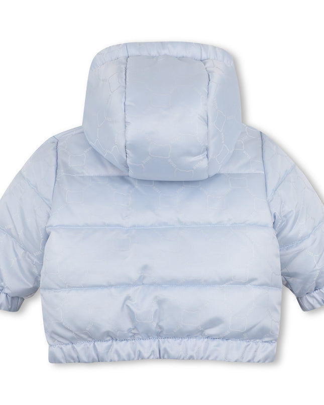 kids atelier boss Pale Blue Baby Puffer Jacket