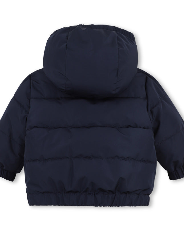 kids atelier boss Pale Blue Baby Puffer Jacket