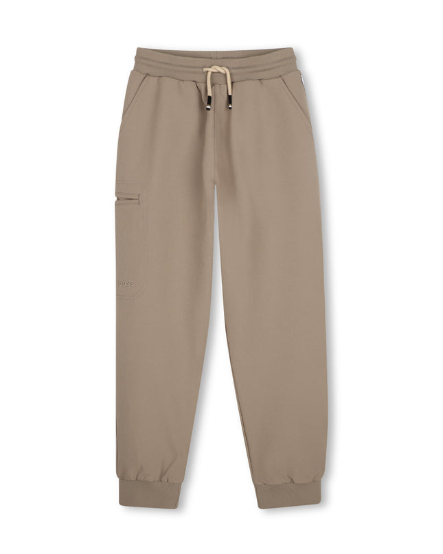kids atelier boss Beige Jogger Sweatpants
