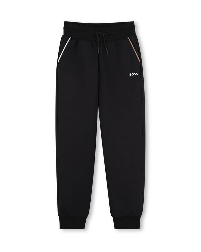 kids atelier boss Black Jogger Sweatpants