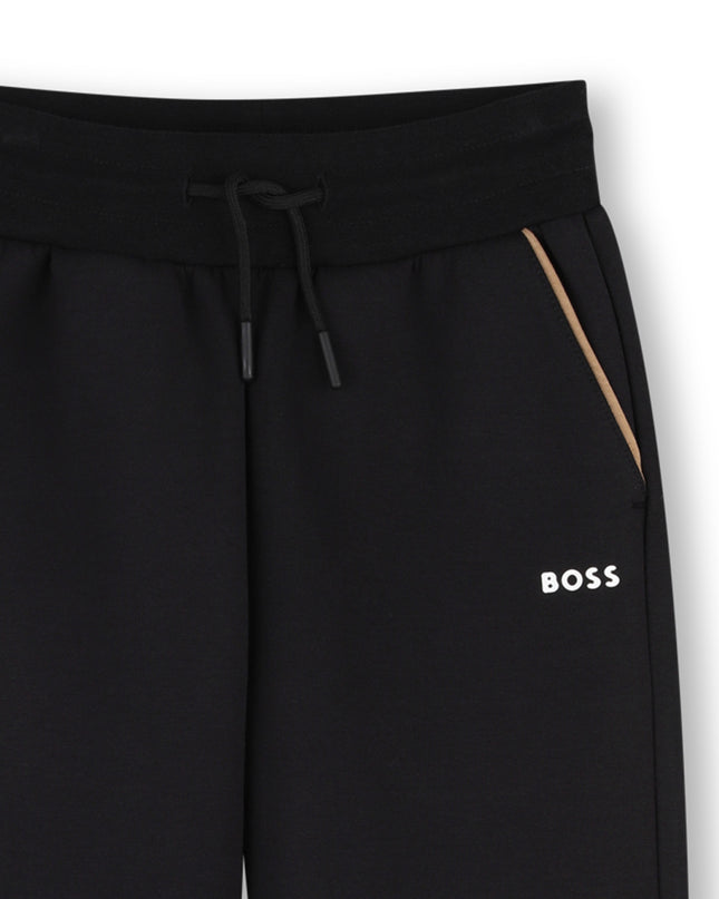 kids atelier boss Black Jogger Sweatpants