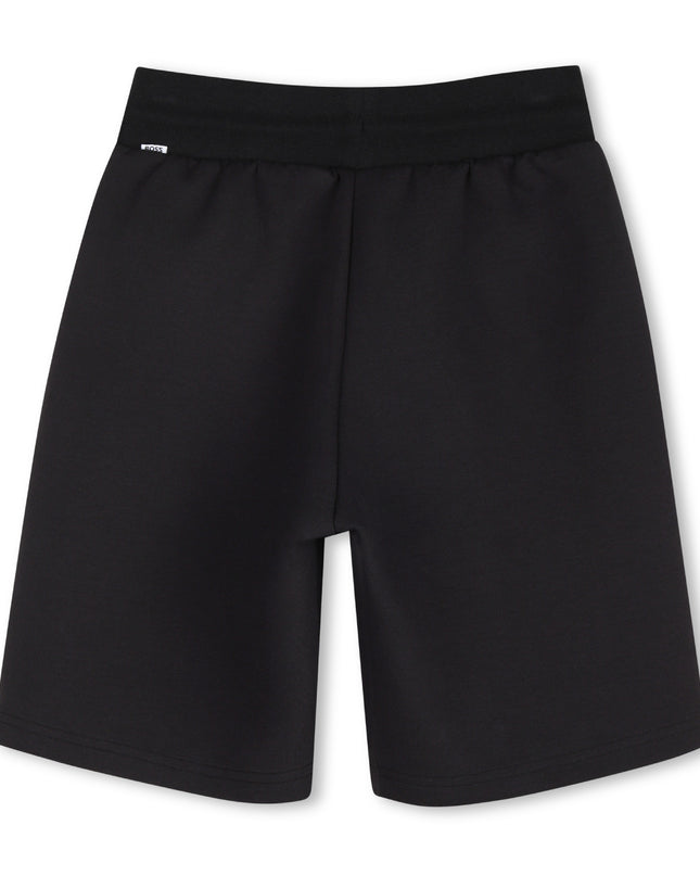 kids atelier boss Black Contrast Trim Shorts