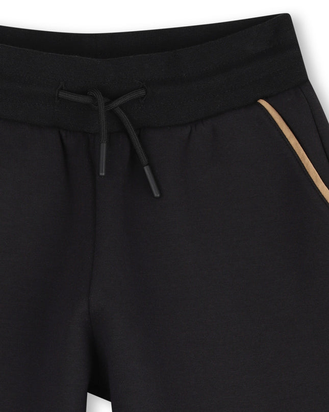 kids atelier boss Black Contrast Trim Shorts