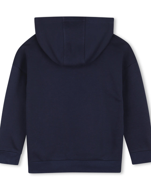 kids atelier boss Navy Loose-Fit Hoodie