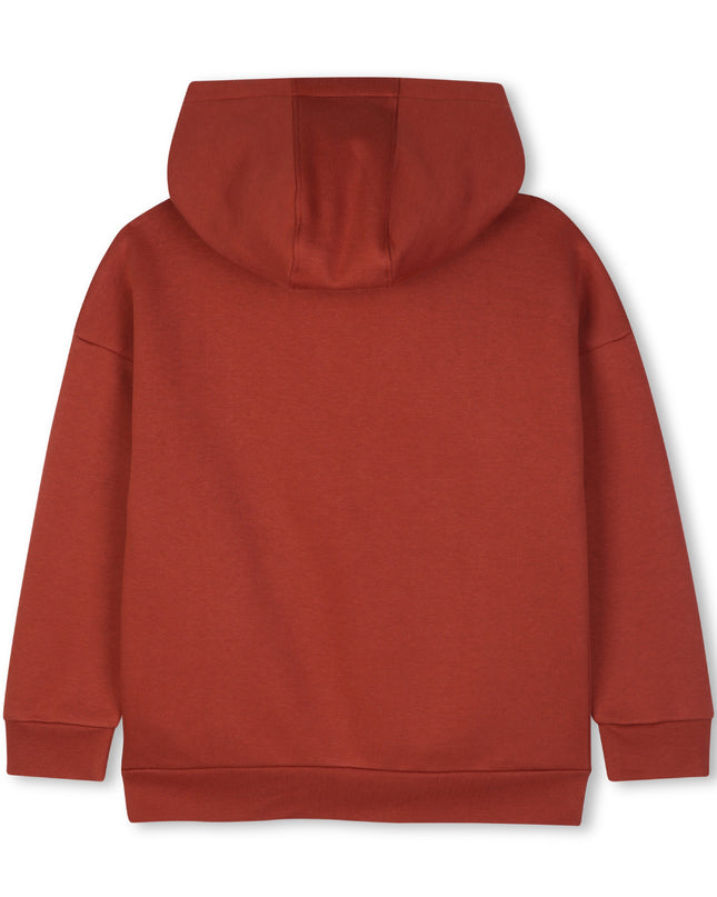 kids atelier boss Crimson Loose-Fit Hoodie
