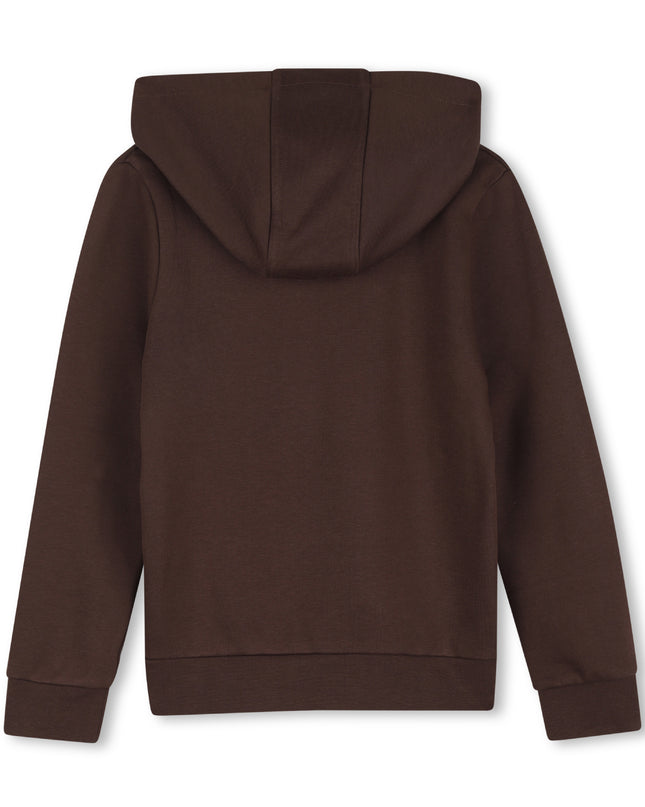 kids atelier boss Brown Fleece Hoodie