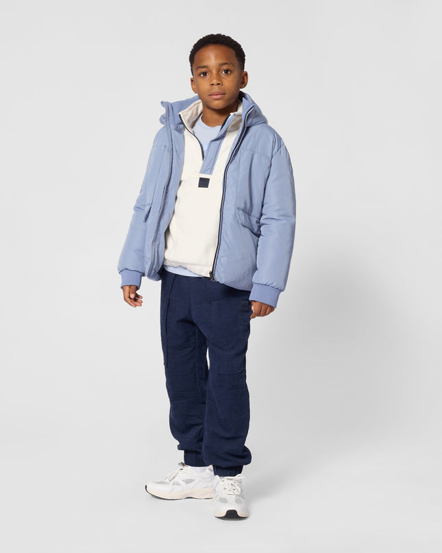 kids atelier boss Ivory High-Neck Sweatshirt
