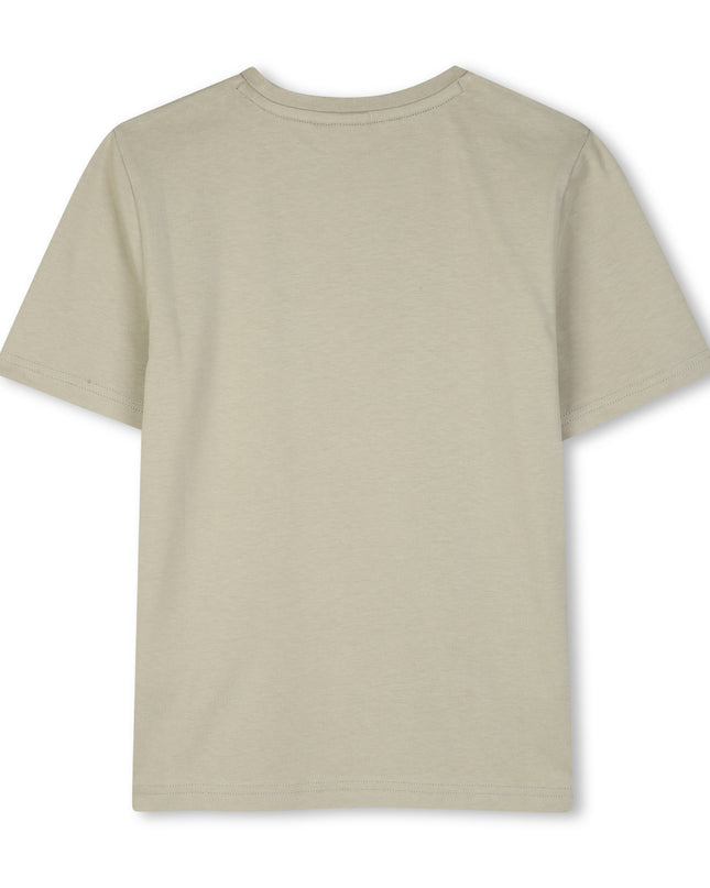 kids atelier boss Grey Multi-Logo T-Shirt