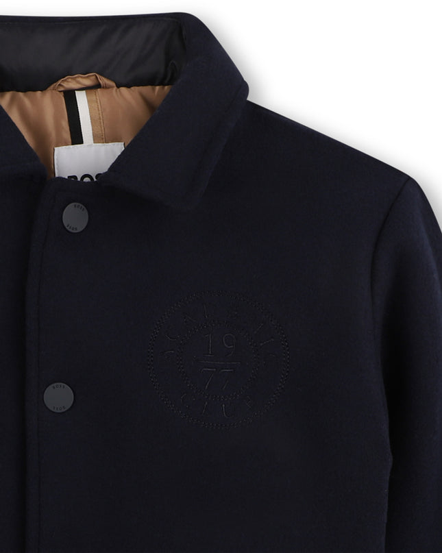 kids atelier boss Navy Wool Jacket