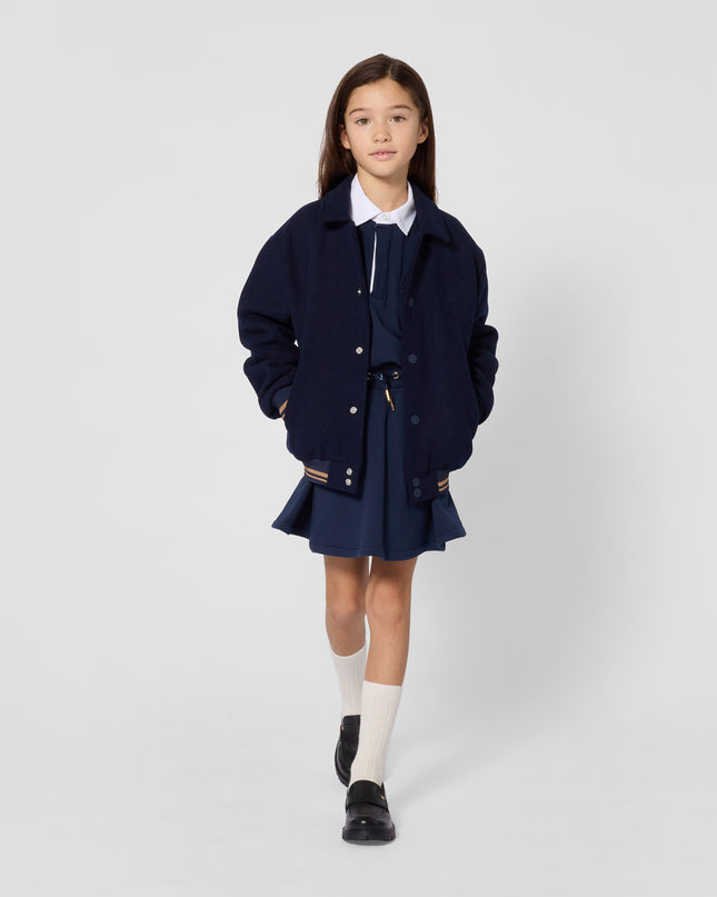 kids atelier boss Navy Wool Jacket