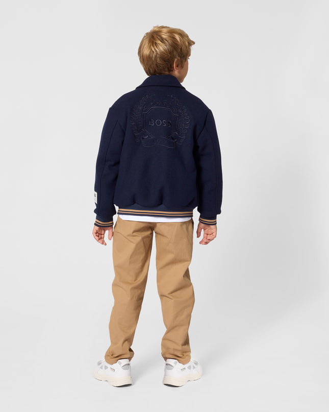 kids atelier boss Navy Wool Jacket