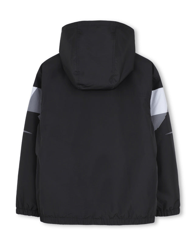kids atelier boss Black Hooded Jacket