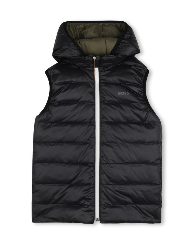 kids atelier boss Olive Night Reversible Vest