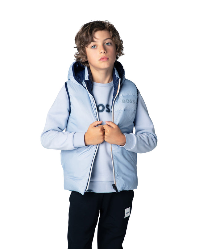 kids atelier boss Pale Blue Reversible Vest