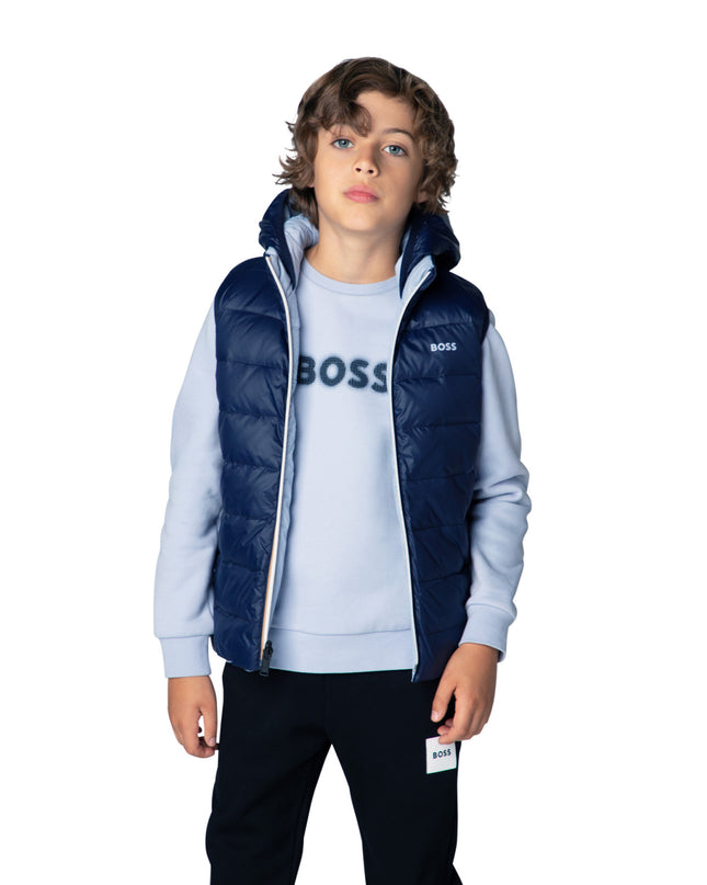 kids atelier boss Pale Blue Reversible Vest