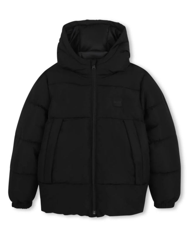kids atelier boss Black Puffer Jacket