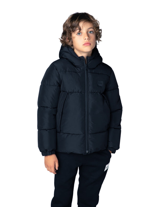 kids atelier boss Black Puffer Jacket