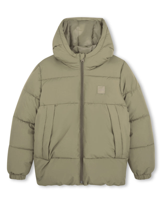 kids atelier boss Olive Green Puffer Jacket
