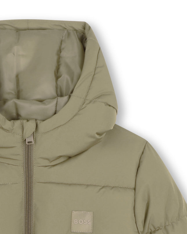 kids atelier boss Olive Green Puffer Jacket