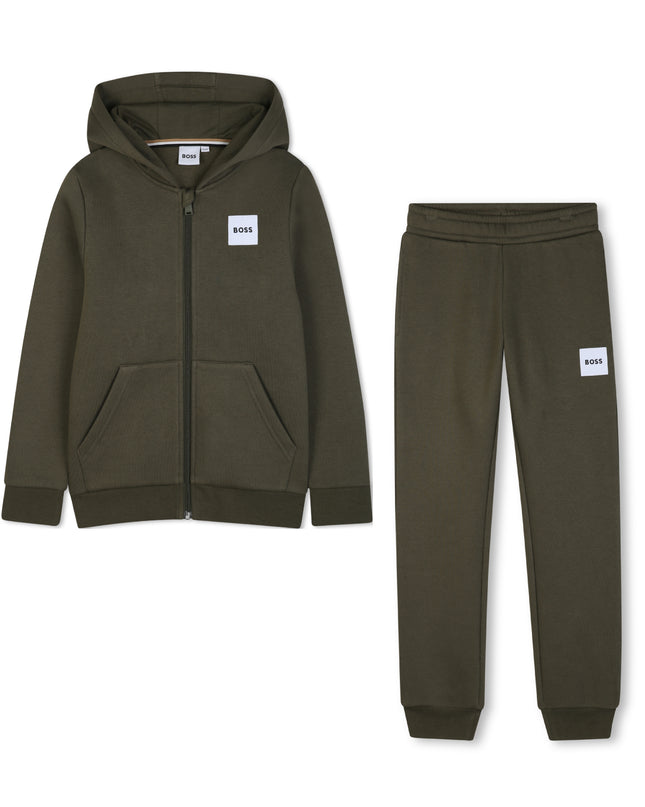 kids atelier boss Olive Night Jogging Set