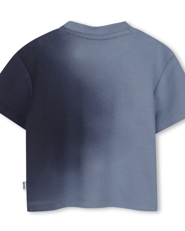 kids atelier boss Lavender Blue Gradient Graphic T-Shirt