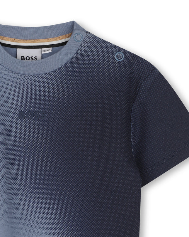 kids atelier boss Lavender Blue Gradient Graphic T-Shirt