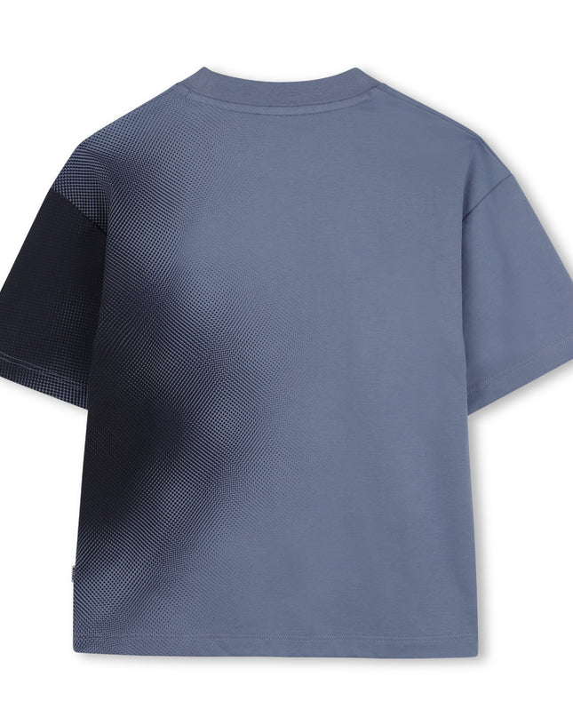 kids atelier boss Lavender Blue Gradient Graphic T-Shirt