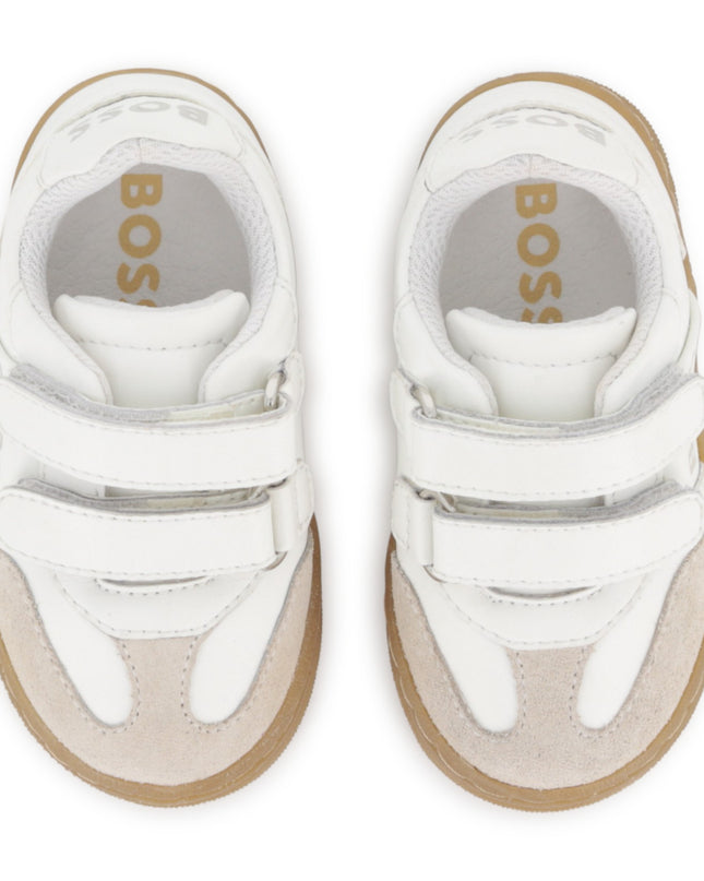 kids atelier boss White Logo Detail Sneaker