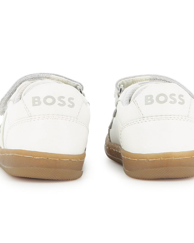 kids atelier boss White Logo Detail Sneaker