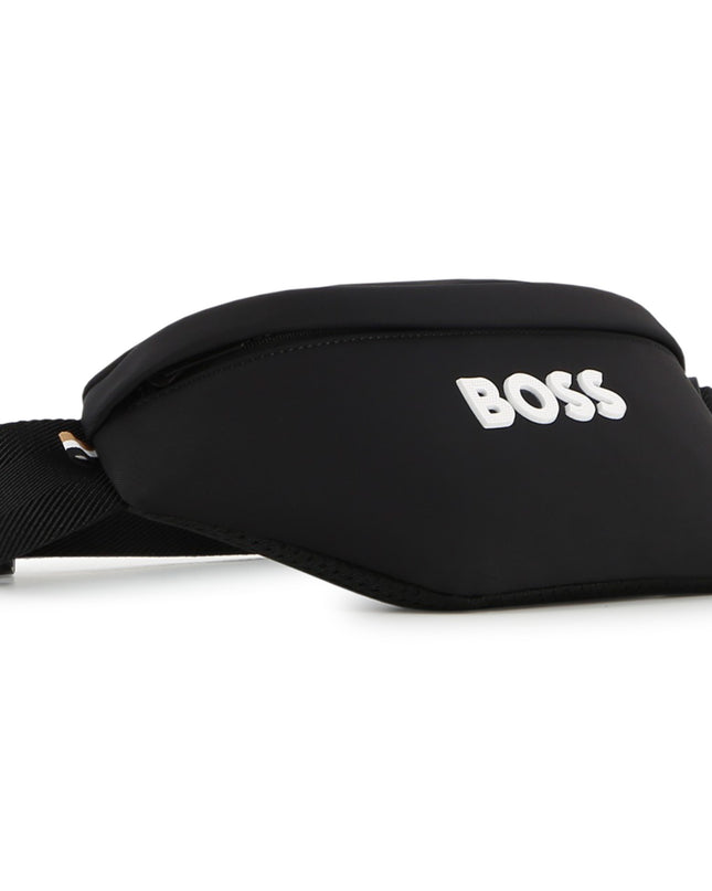 kids atelier boss Black Logo Waist Bag