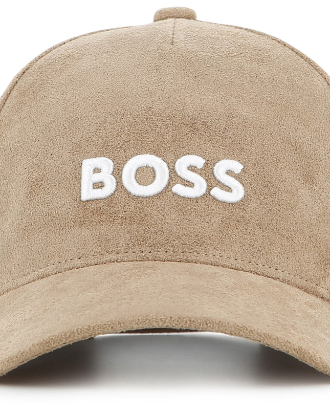 kids atelier boss Beige Embroidered Logo Cap