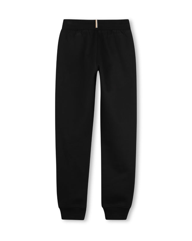 kids atelier boss Black Logo Jogging Pants