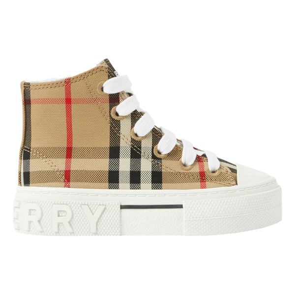 BURBERRY チェック タップシューズ Burberry Men's Check Knit Low Top Sneakers 13 US / 46 EU