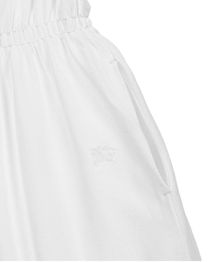 White Check Polo Dress