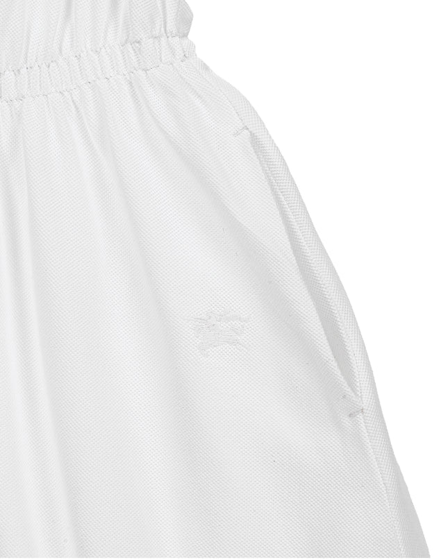 White Check Polo Dress