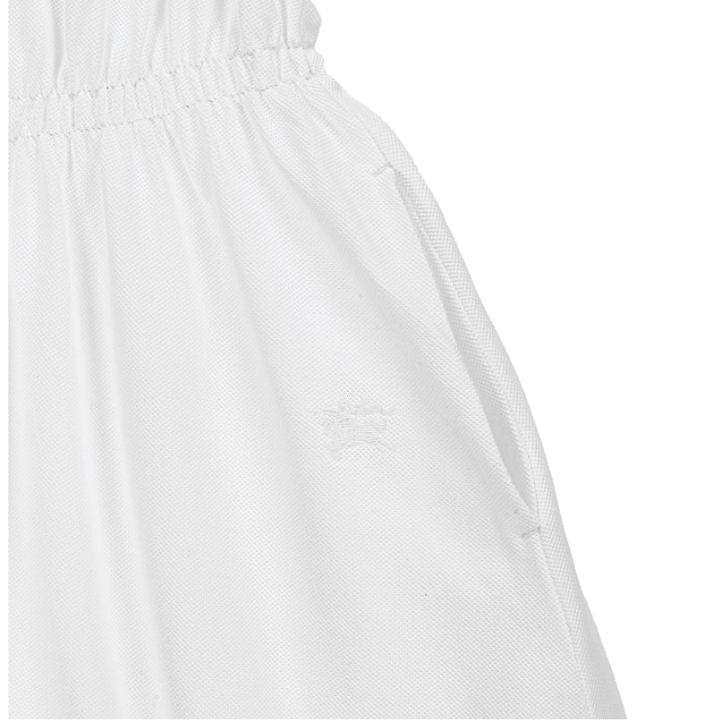 White Check Polo Dress