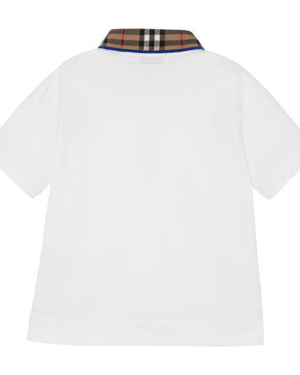 White Check Polo Shirt