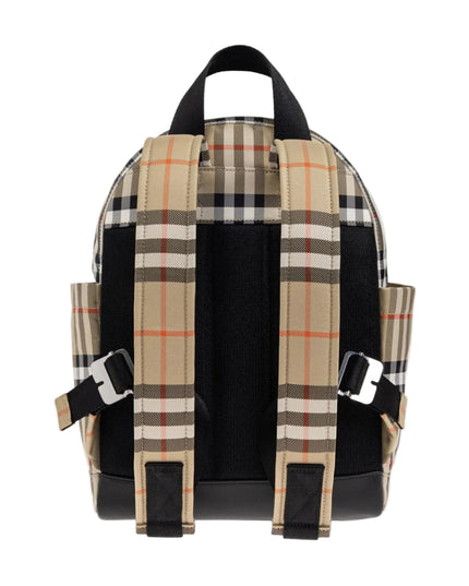 kids atelier burberry Beige Check Backpack