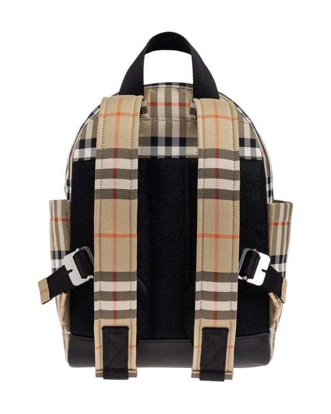 kids atelier burberry Beige Check Backpack