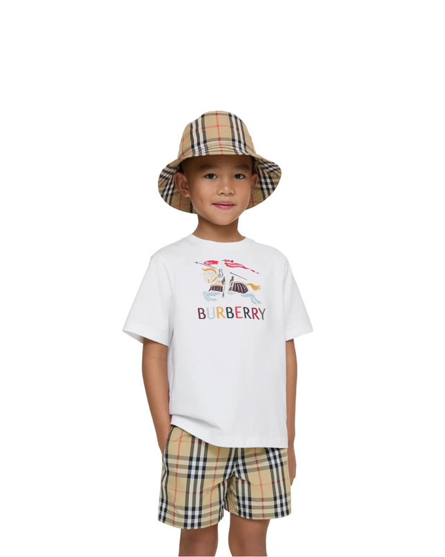 kids atelier burberry Check Swim Shorts